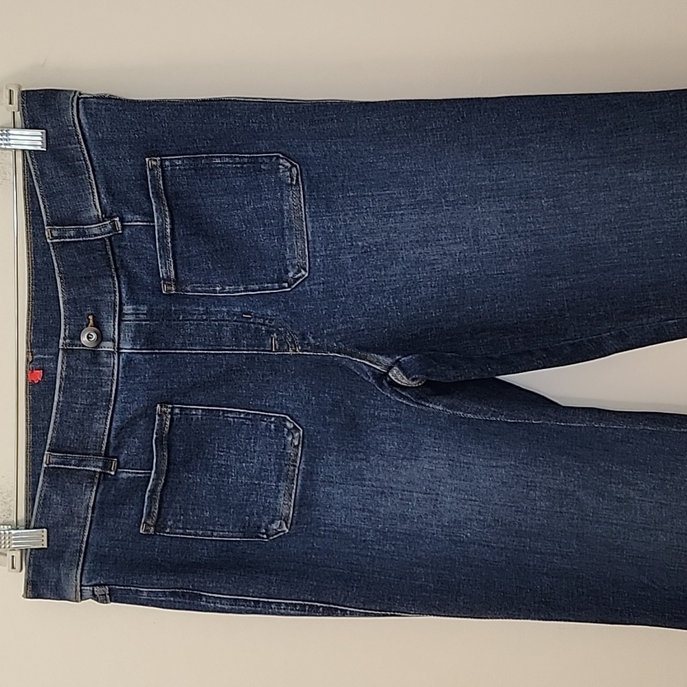 SPANX shape EveryWear Flare Jeans pull-on style with patch pockets Size XL - Picture 8 of 16